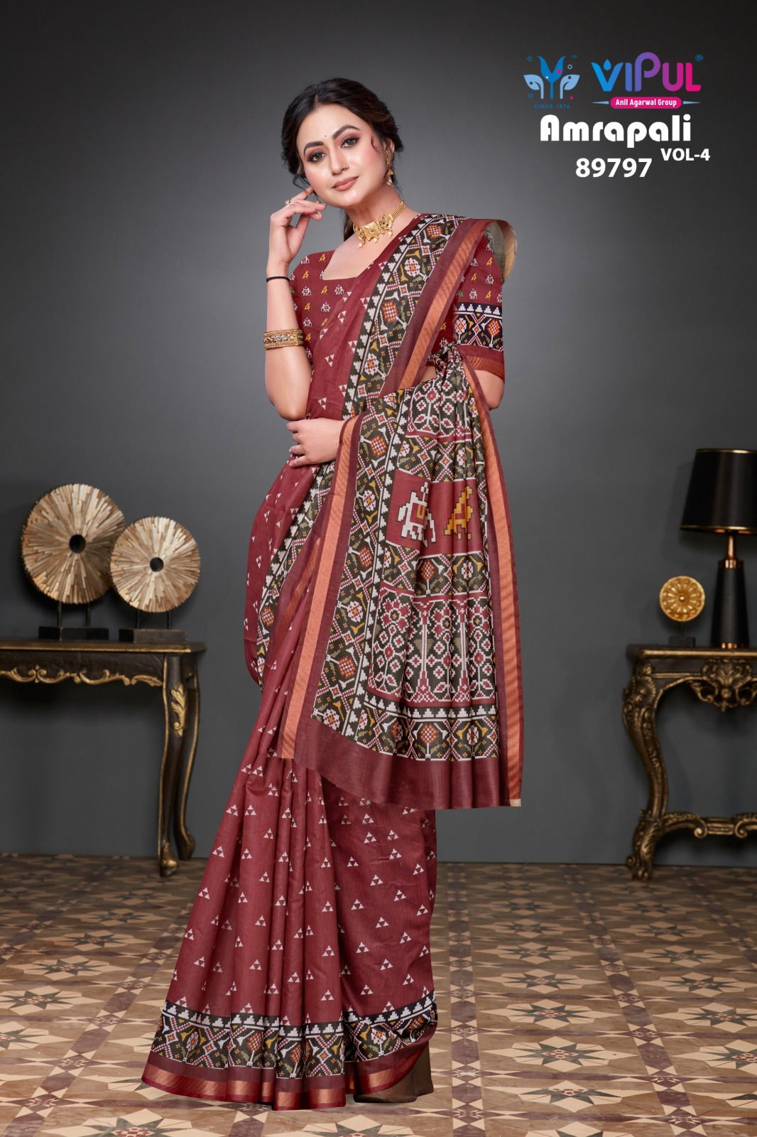 Amrapali Vol 4 By Vipul Cotton Daily Wear Saree Wholesale Shop In Surat